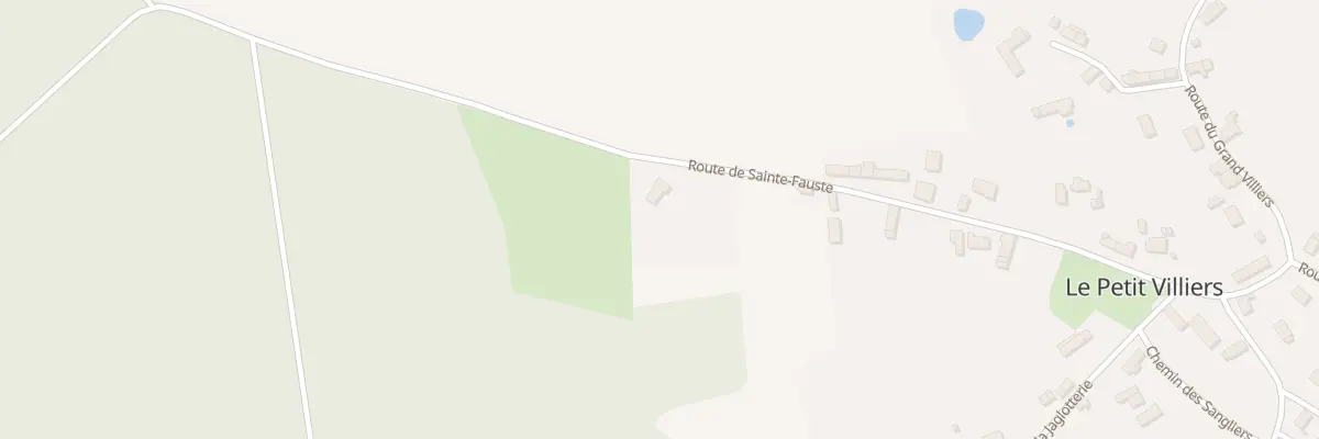 Plan du 17 Rte de Sainte Fauste à Brives