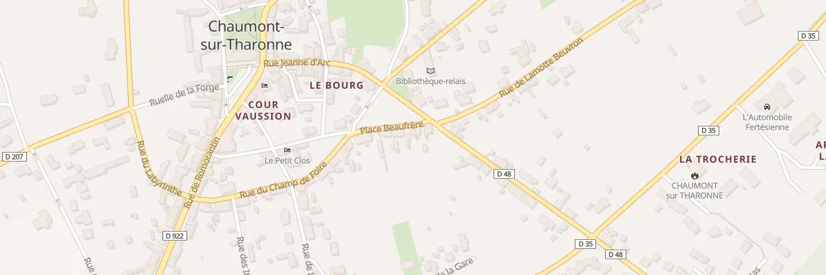Plan du 150 Pl Roland Beaufrere à Chaumont-sur-Tharonne