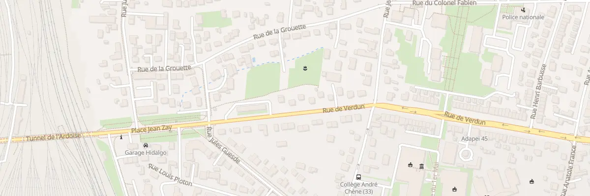 Plan du 62 Rue de Verdun à Fleury-les-Aubrais
