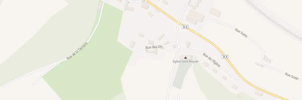 Plan du 67 Rue des Dix à Liercourt