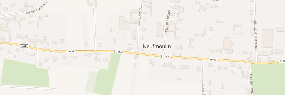 Plan du 10 Rue du Scardon à Neufmoulin