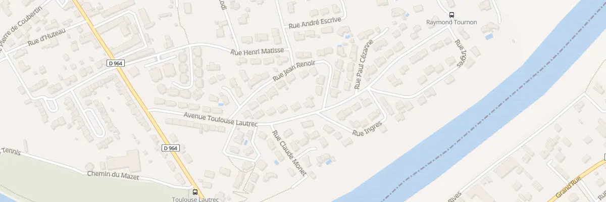 Plan du 23 Av Toulouse Lautrec à Gaillac