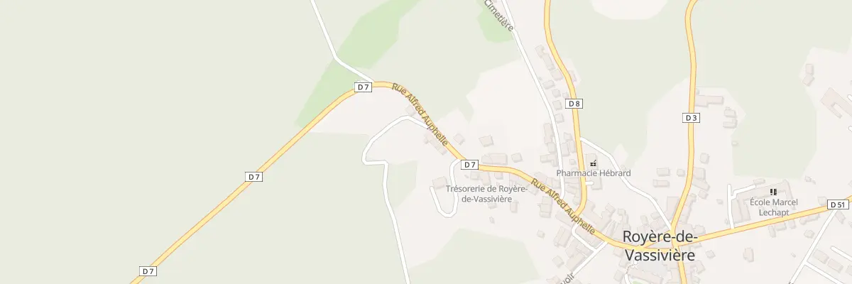 Plan du 5295 Le Bourg à Royère-de-Vassivière