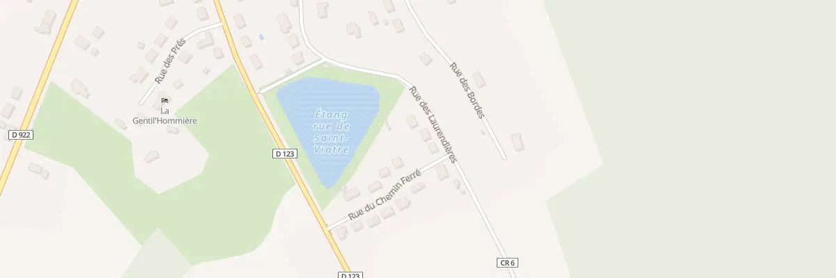Plan du 16 Rue des Laurendières à Chaumont-sur-Tharonne