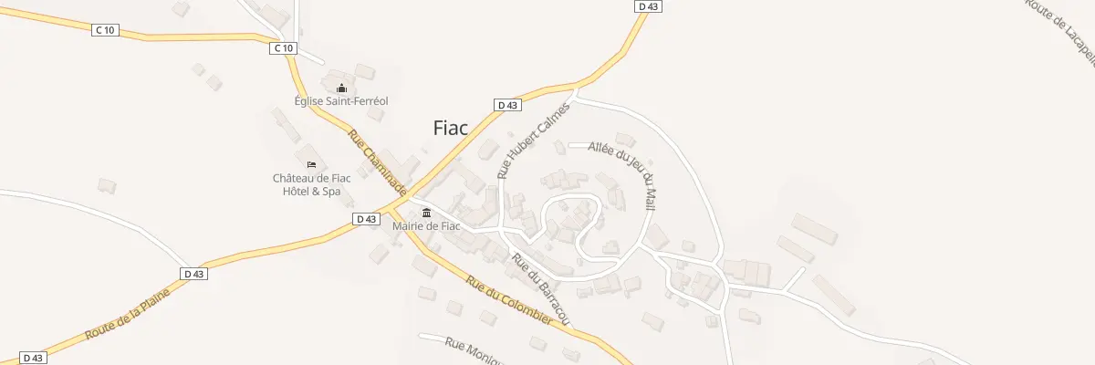 Plan du 11 Pl du Château d’eau à Fiac