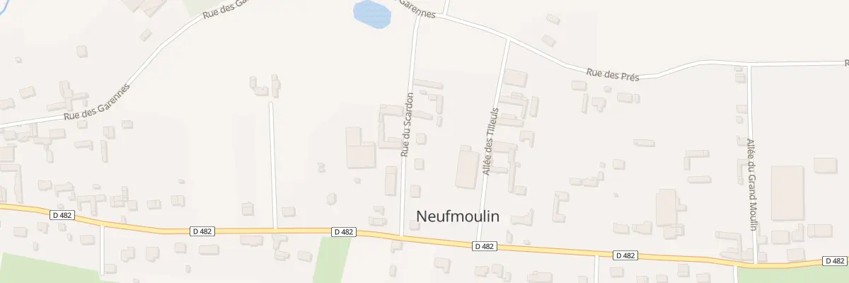 Plan du 94 Rue du Scardon à Neufmoulin