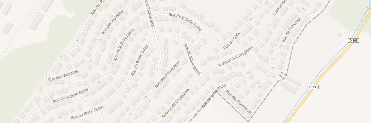 Plan du 36 Rue des Primeveres à Beynes