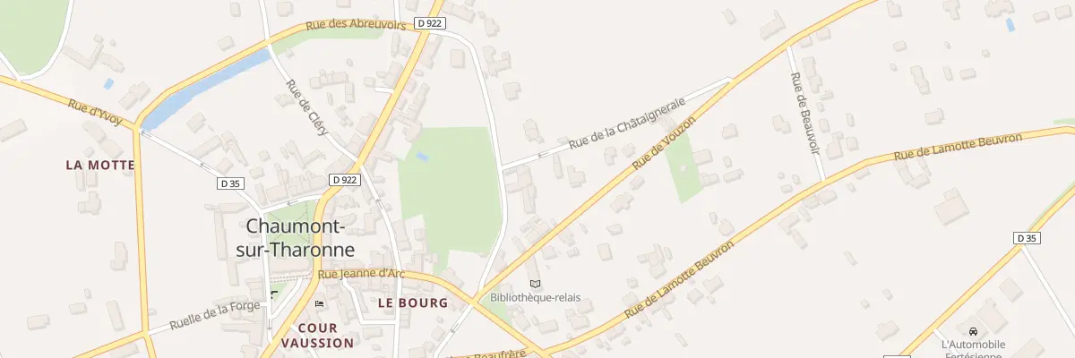 Plan du 4 Rue de Bel Air à Chaumont-sur-Tharonne