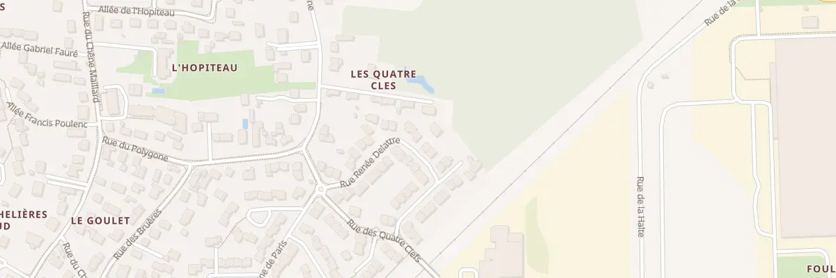 Plan du 123 Rue Renée Delattre à Saran