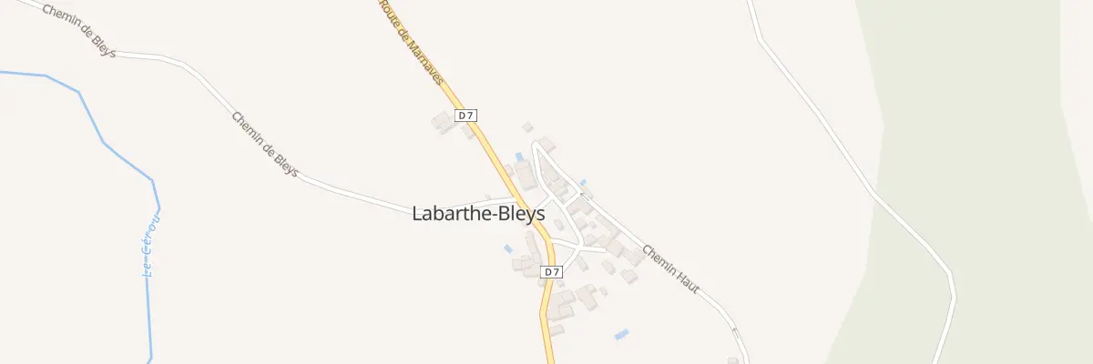 Plan du 5014 Labarthe à Labarthe-Bleys