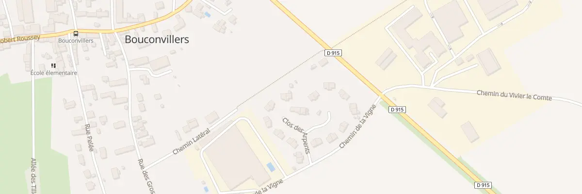 Plan du 12 Clos des Arpents à Bouconvillers