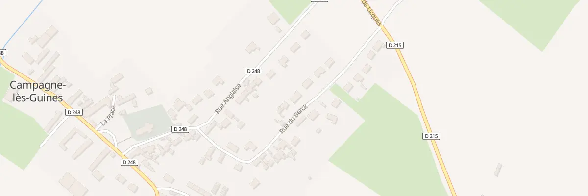 Plan du 5001 Rue du Berck à Campagne-lès-Guines