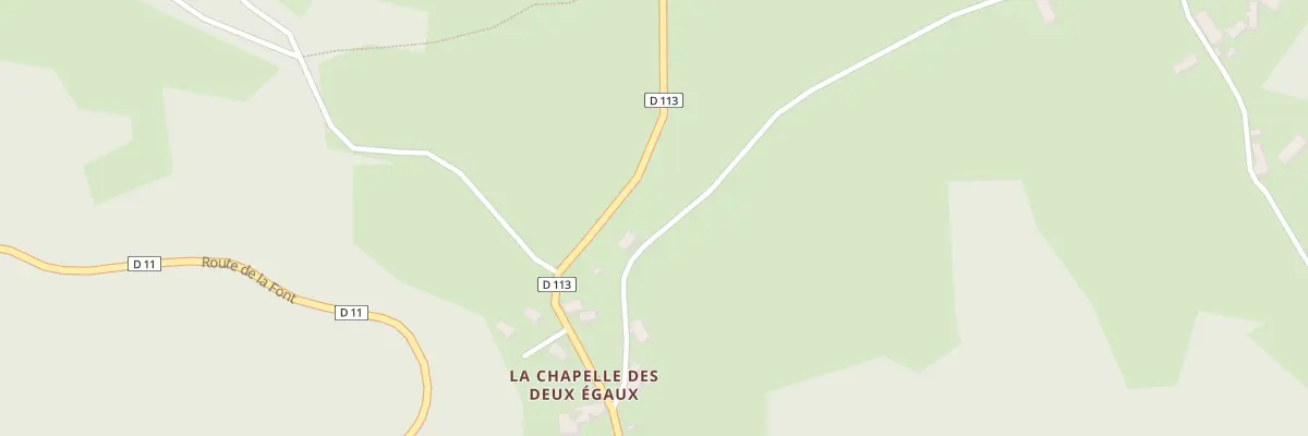 Plan du 18 La Chapelle des Deux Egaux à Saint-Bonnet-Elvert