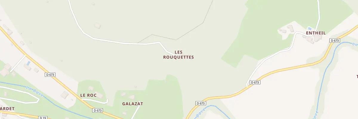 Plan du 6358 Les Rouquettes à Saint-Céré