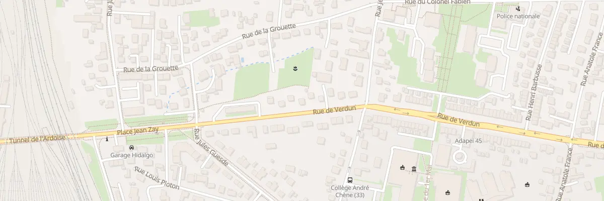 Plan du 58 Rue de Verdun à Fleury-les-Aubrais