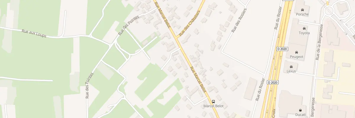 Plan du 2034 Rue Marcel Belot à Olivet