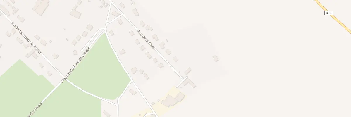 Plan du 21 Rue de la Gare à Hornoy-le-Bourg