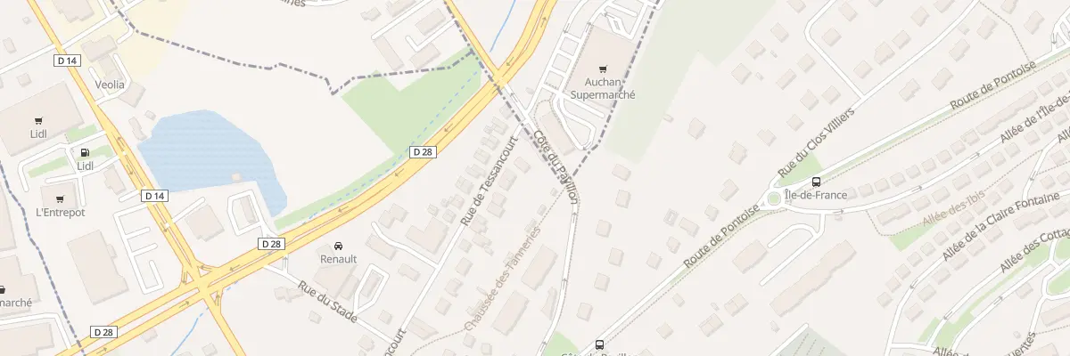 Plan du 74 Rue de Tessancourt à Meulan-en-Yvelines