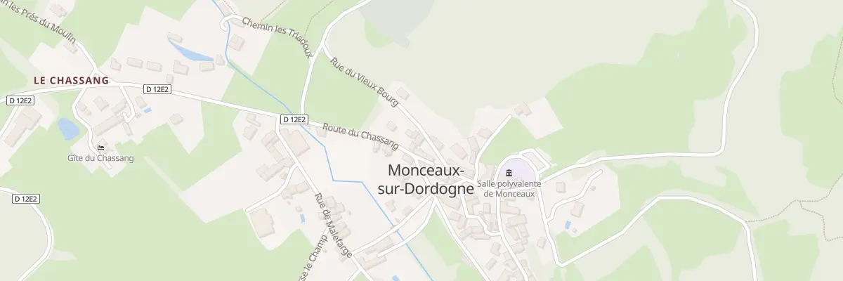 Plan du 5089 Le Bourg à Monceaux-sur-Dordogne