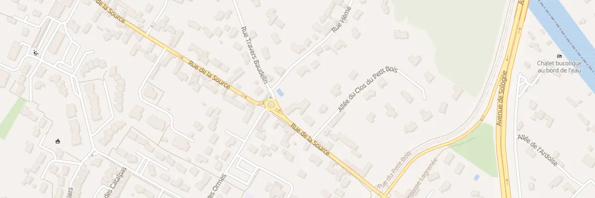 Plan du 581 Rue de la Source à Olivet