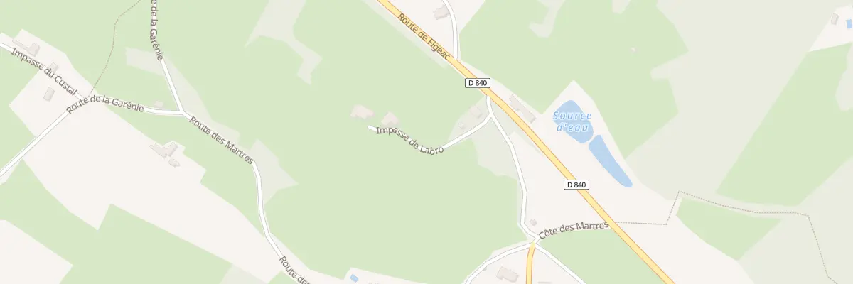 Plan du 5081 Labro au Bourg