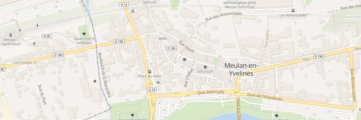 Plan du 3 Rue des Gamaches à Meulan-en-Yvelines
