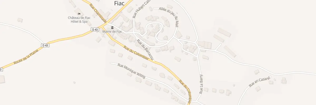 Plan du 4 Rue de la Farga à Fiac