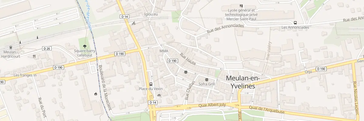 Plan du 48 Rue du Marechal Foch à Meulan-en-Yvelines