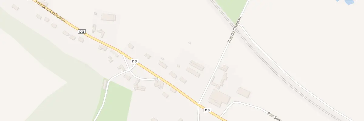 Plan du 5019 Rue du Chateau à Liercourt