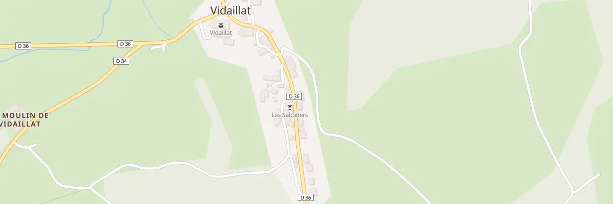 Plan du 5015 Le Bourg à Vidaillat
