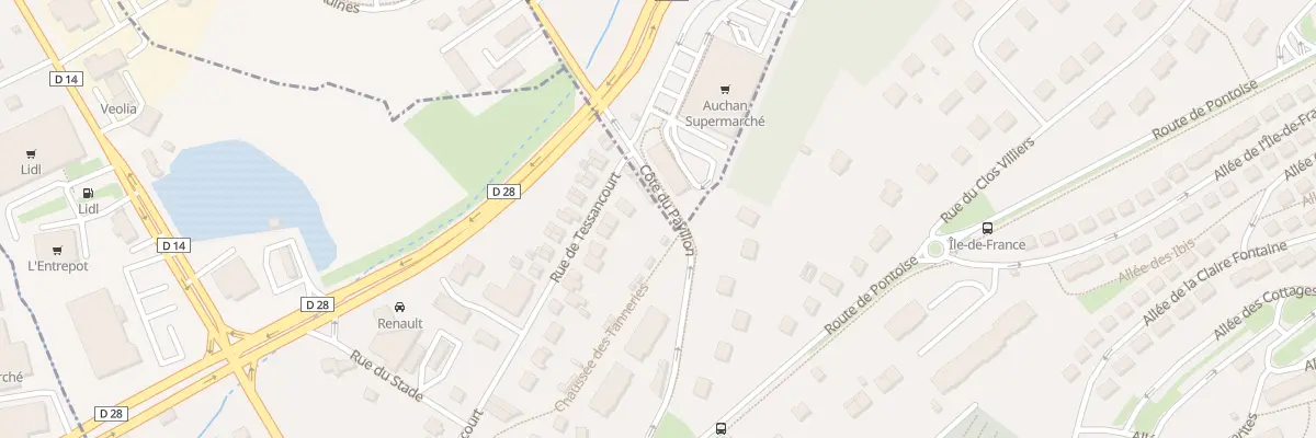 Plan du 74B Rue de Tessancourt à Meulan-en-Yvelines