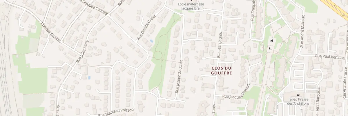 Plan du 11 Rue Joseph Souchet à Fleury-les-Aubrais