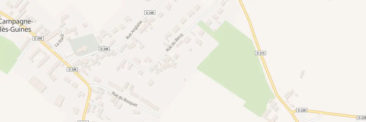 Plan du 174 Rue du Berck à Campagne-lès-Guines