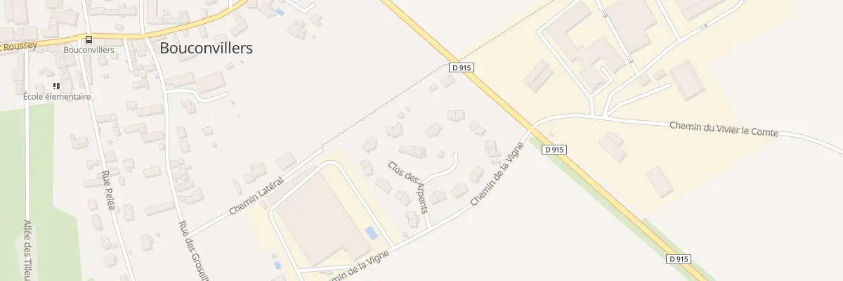 Plan du 14 Clos des Arpents à Bouconvillers