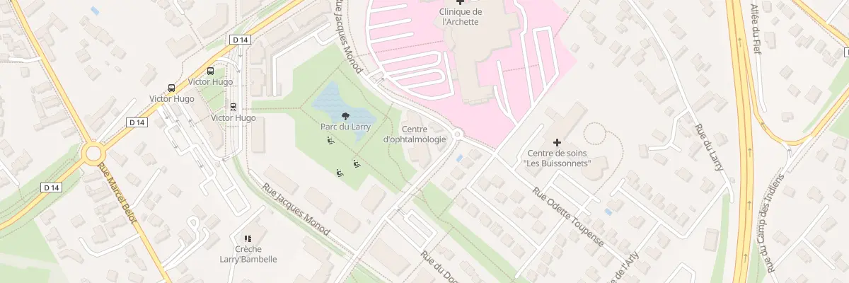 Plan du 216 Rue Jacques Monod à Olivet