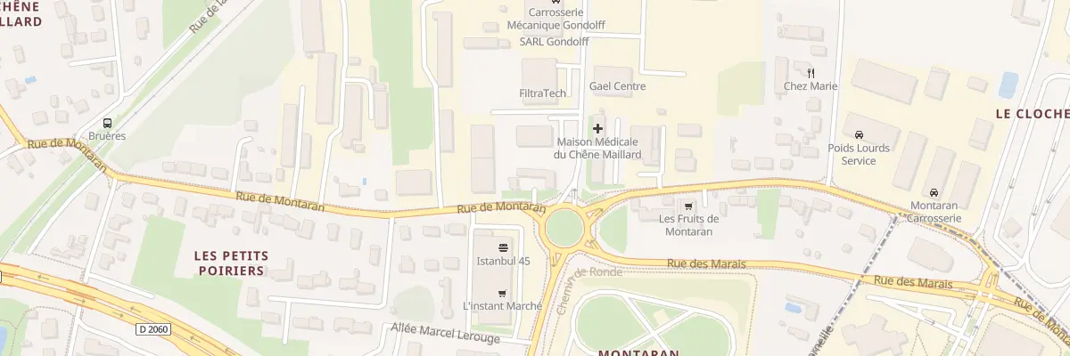 Plan du 1397 Rue de Montaran à Saran