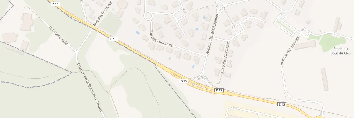 Plan du 5 Rue des Fougères à Maurepas