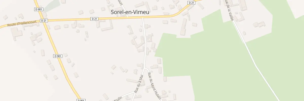 Plan du 9 Rue du 8 Mai à Sorel-en-Vimeu