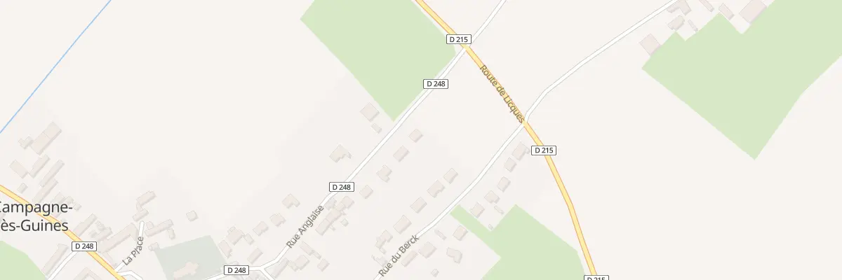 Plan du 5007 Rue Anglaise à Campagne-lès-Guines