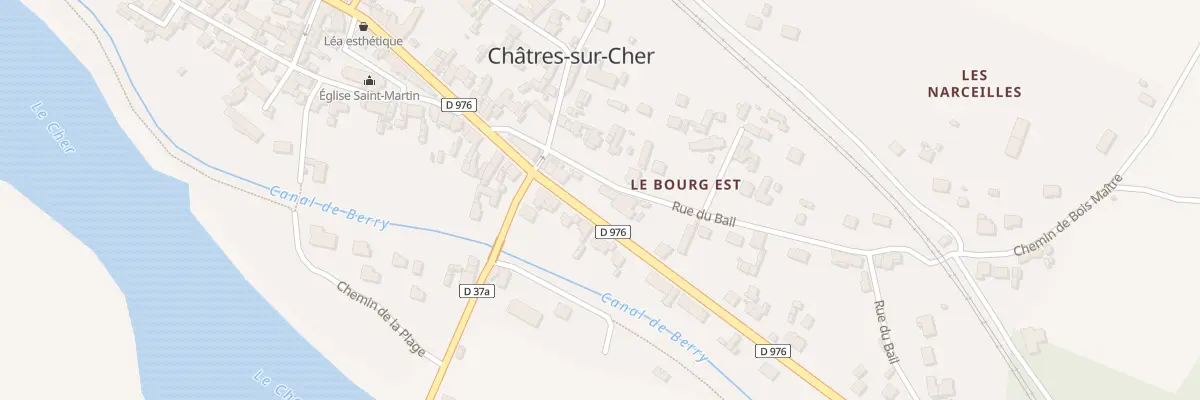 Plan du 36 Rue du 11 Novembre 1918 à Châtres-sur-Cher