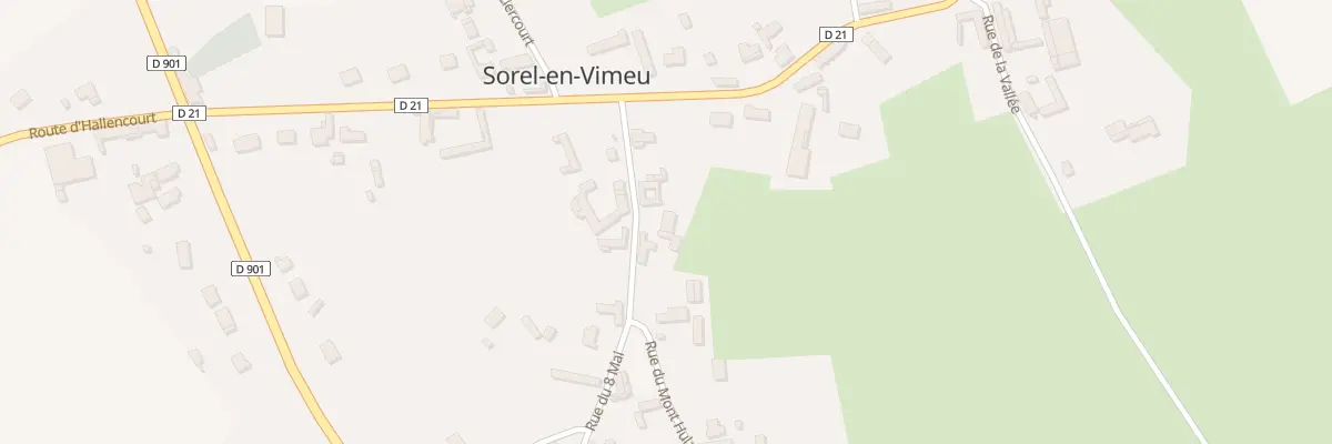 Plan du 7 Rue du 8 Mai à Sorel-en-Vimeu