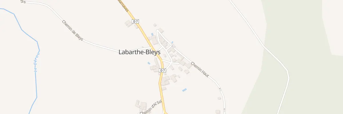 Plan du 5002 Labarthe à Labarthe-Bleys