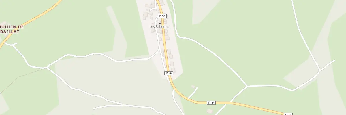 Plan du 5021 Le Bourg à Vidaillat