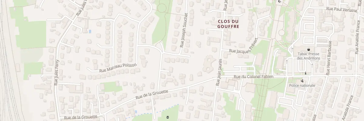 Plan du 8 Rue Joseph Souchet à Fleury-les-Aubrais