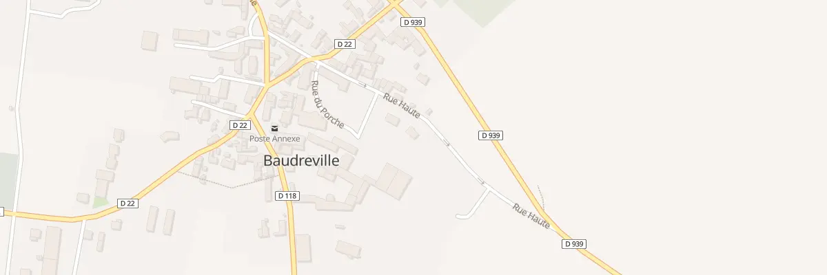 Plan du 10 Rue Haute à Baudreville