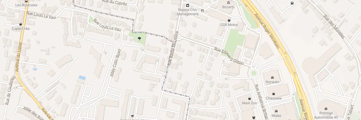 Plan du 41 Rue Basse Mouillère à Orléans