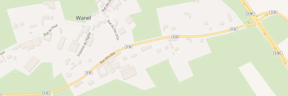 Plan du 14 Rue d’En Bas Wanel à Hallencourt