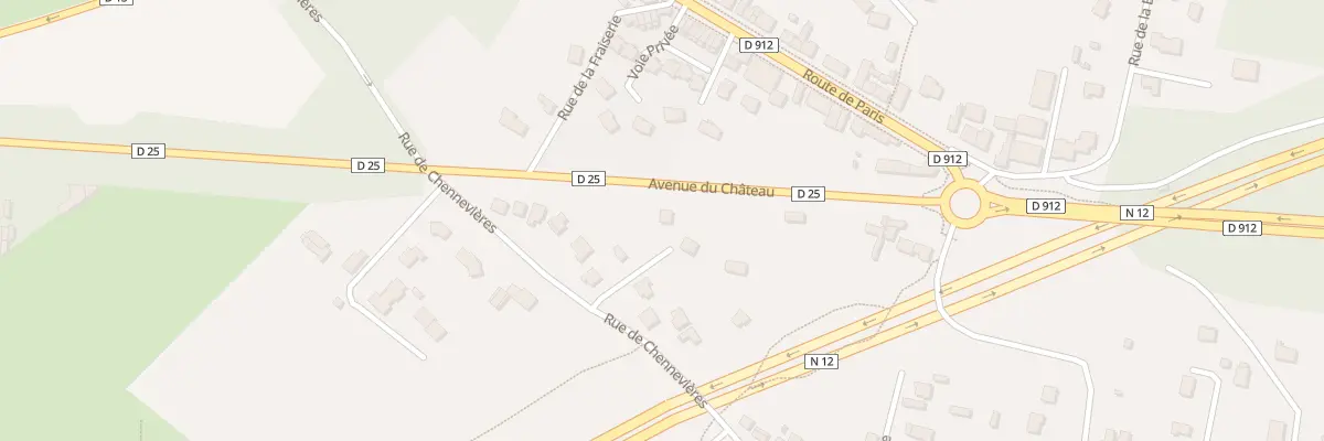 Plan du 413 Rue de Chennevières à Jouars-Pontchartrain