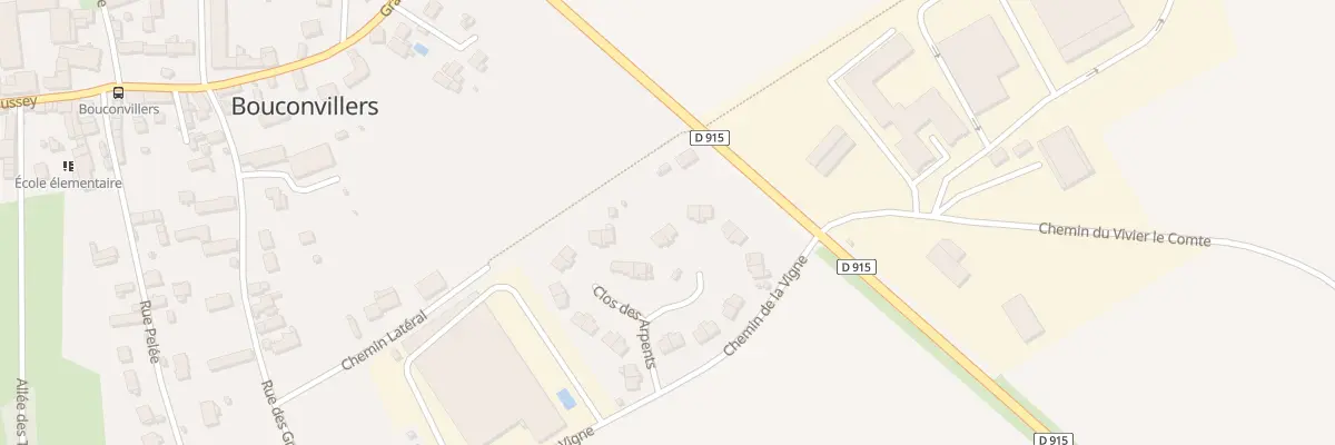 Plan du 16 Clos des Arpents à Bouconvillers