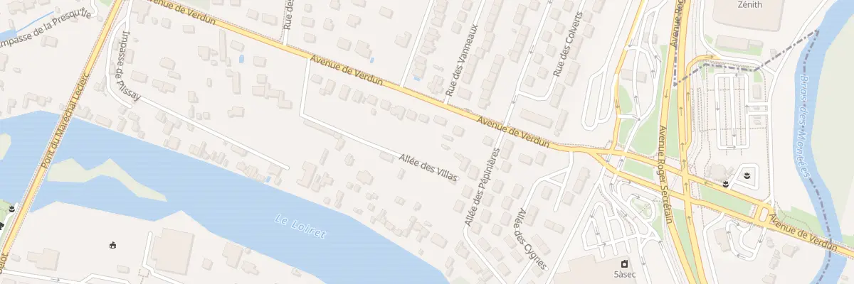 Plan du 366 Av de Verdun à Olivet